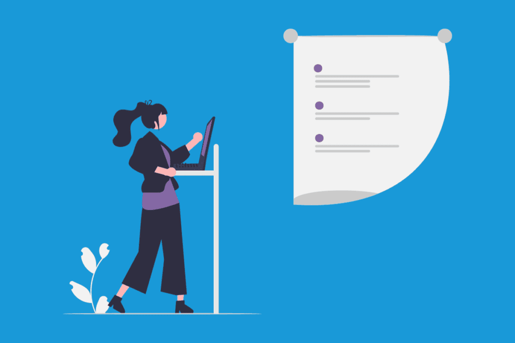 image of a business analyst gathering requirements